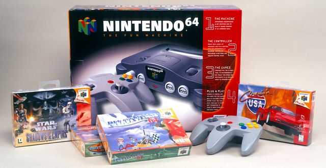 Complete Original Nintendo 64 Console With up to 4 Controllers and Cables 