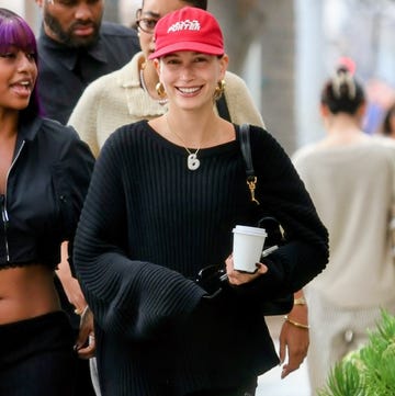 Celebrity Sightings In Beverly Hills - October 26, 2023 beverly hills, ca october 26 hailey bieber is seen out and about on october 26, 2023 in beverly hills, california photo by megagc images