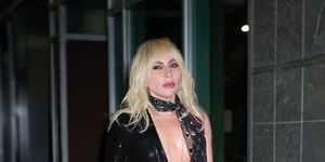 new york, new york october 19 lady gaga is seen on october 19, 2023 in new york city photo by jackson leegc images