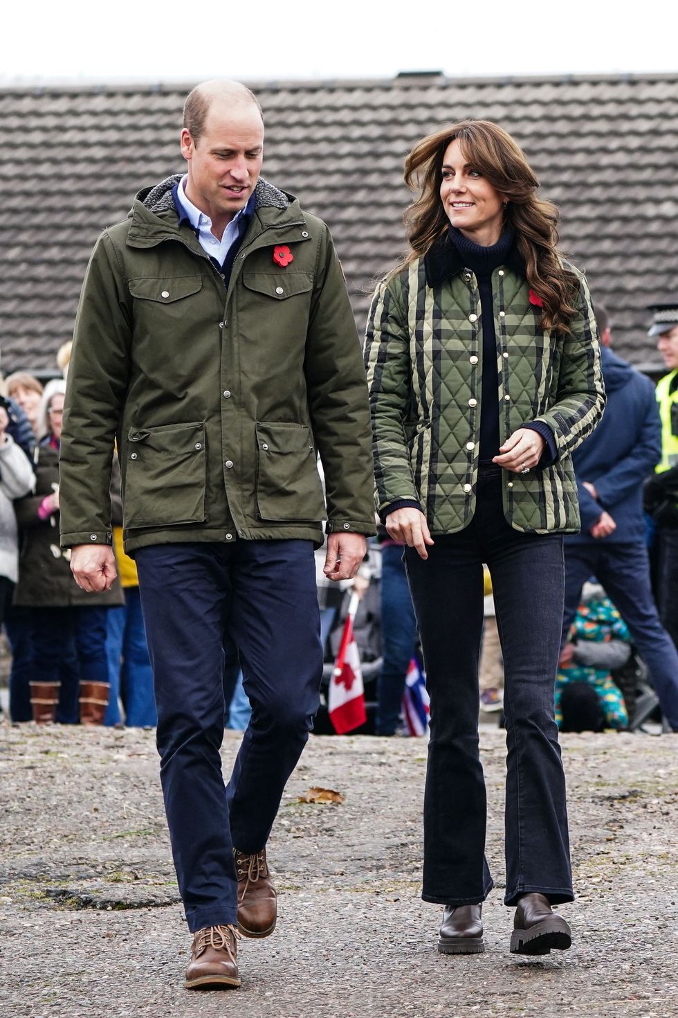 britains catherine, princess of wales and britains prince william, prince of wales arrive in burghead, in moray, scotland for a visit of the charity outfit moray, on november 2, 2023 photo by jane barlow pool afp photo by jane barlowpoolafp via getty images