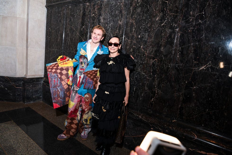 colm dillane and guest at the 2023 cfda fashion awards held at the american museum of natural history on november 6, 2023 in new york, new york photo by nina westerveltwwd via getty images