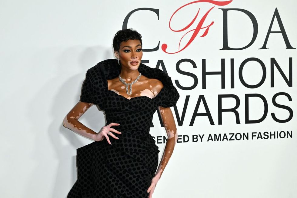 canadian model winnie harlow attends the cfda fashion awards at the american museum of natural history in new york on november 6, 2023 photo by angela weiss afp photo by angela weissafp via getty images