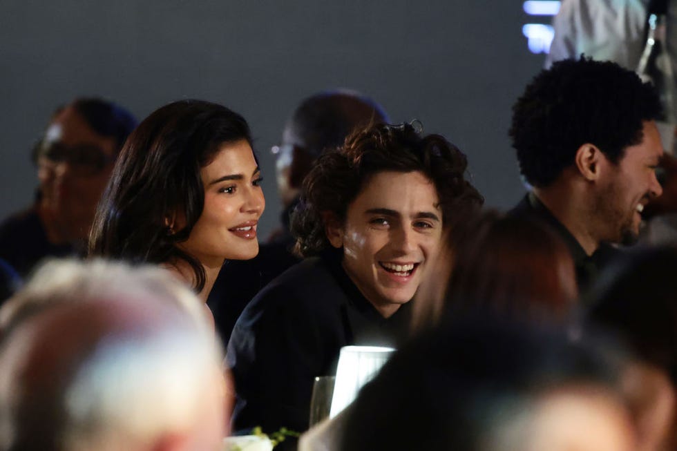 new york, new york november 01 kylie jenner and timothee chalamet attend the wsj magazine 2023 innovator awards