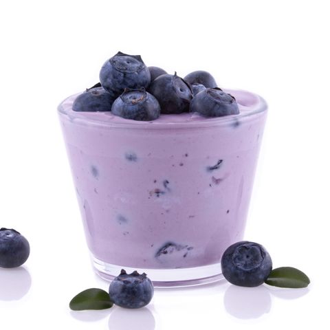 Fat-free flavored yogurt