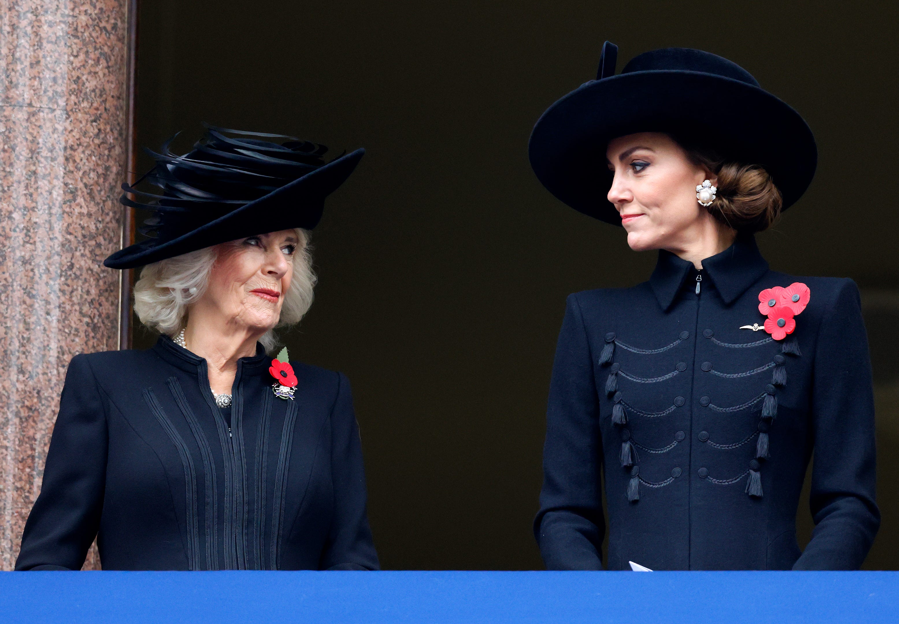 Princess Kate Honors Queen Elizabeth With Earrings at Remembrance Sunday