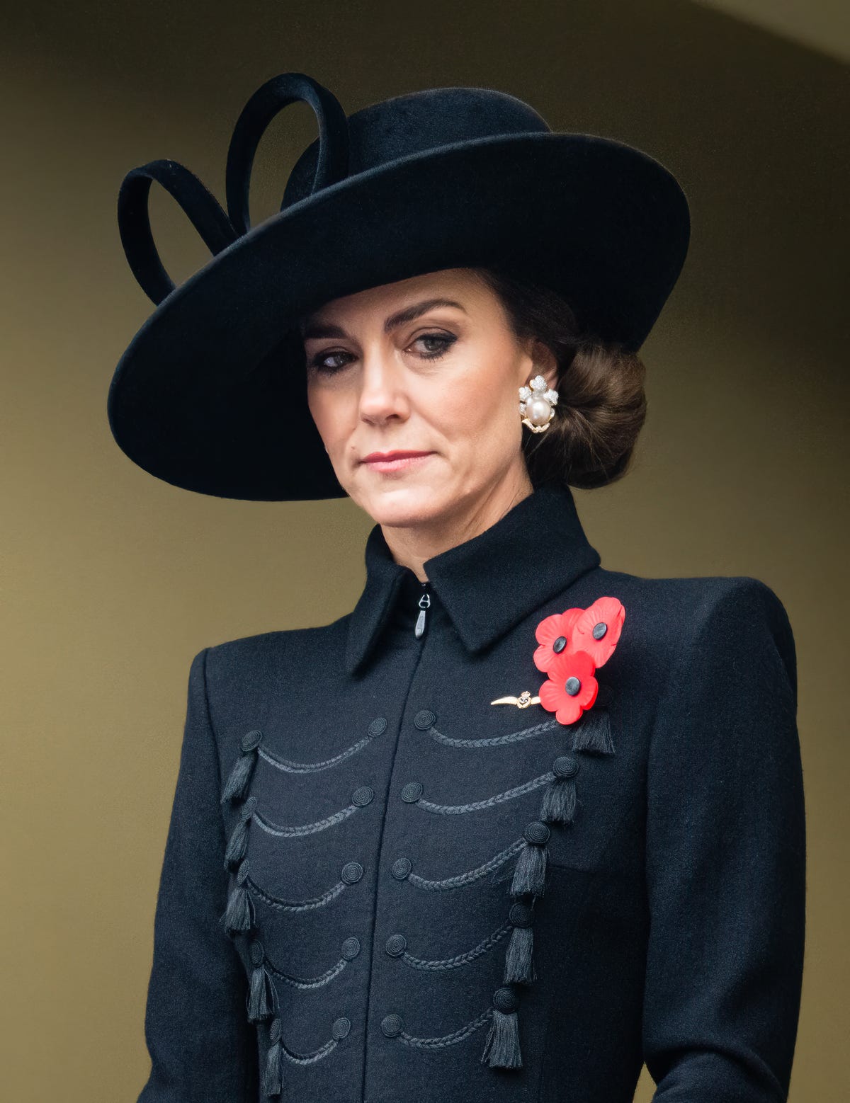 Kate Middleton's Earrings at Remembrance Sunday Honor Queen Elizabeth