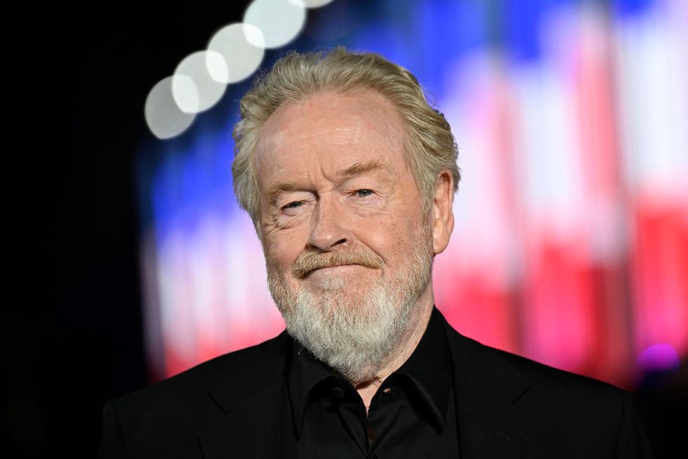 london, england november 16 ridley scott attends the napoleon uk premiere at odeon luxe leicester square on november 16, 2023 in london, england photo by gareth cattermolegetty images
