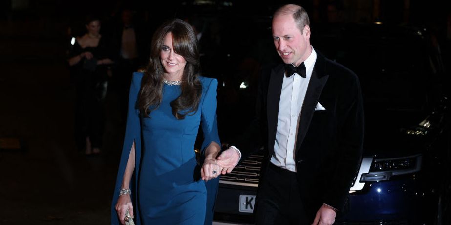 Princess Kate Is All Elegance in an Electric-Blue Gown at the Annual Royal Variety Performance