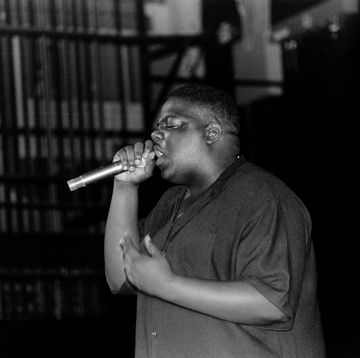 chicago   september 1994  late rapper notorious big, performs at the riviera theater in chicago, illinois in september 1994  photo by raymond boydmichael ochs archivesgetty images