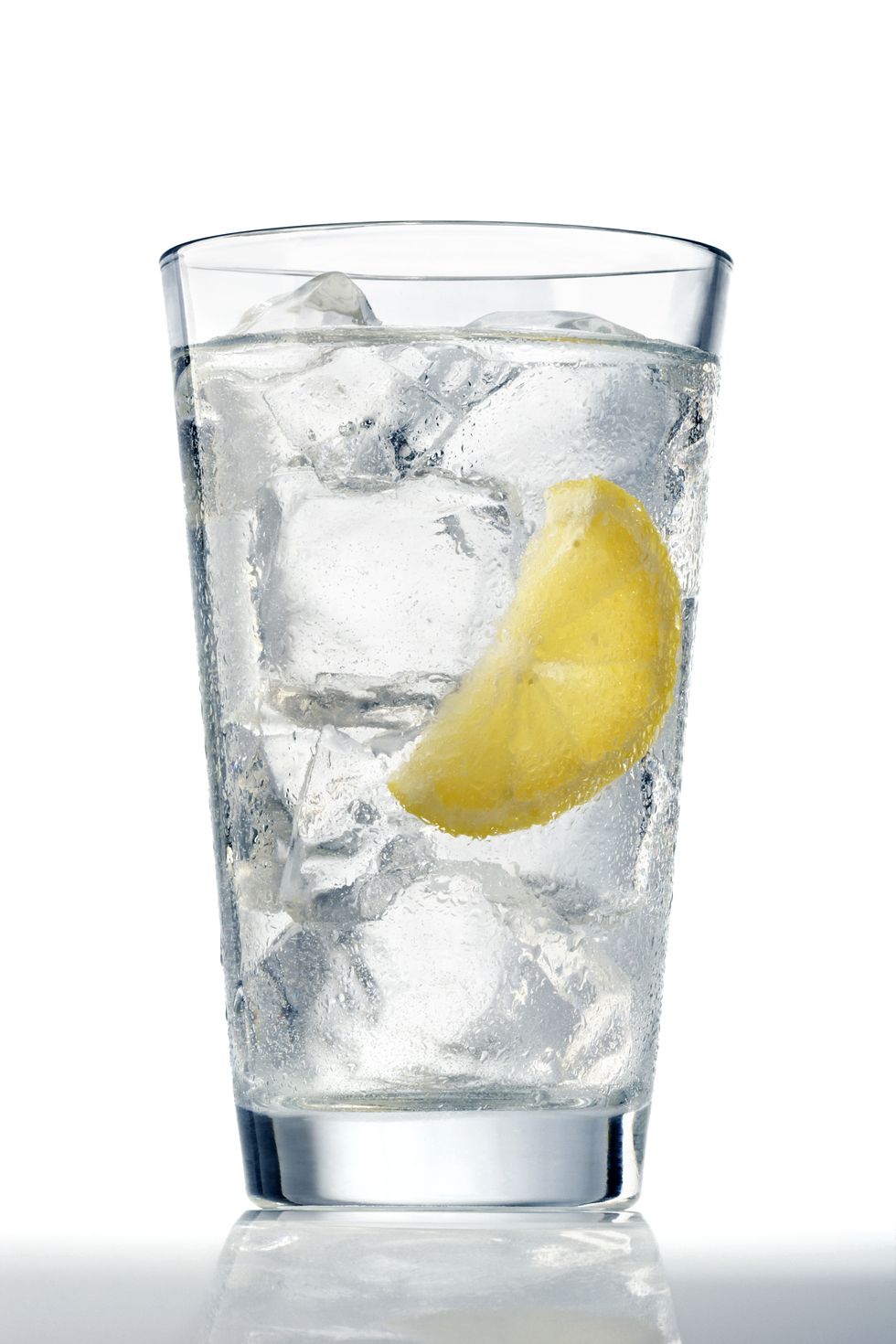 Lemon In Water Glass