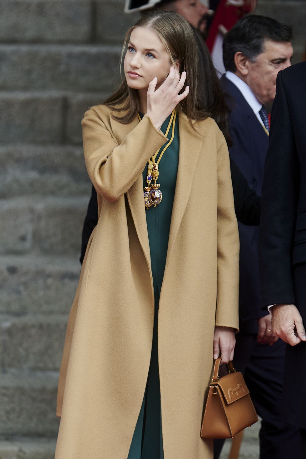 madrid, spain november 29 crown princess leonor of spain attends the solemn opening of the 15th legislature at the spanish parliamen on november 29, 2023 in madrid, spain photo by borja b hojasgetty images