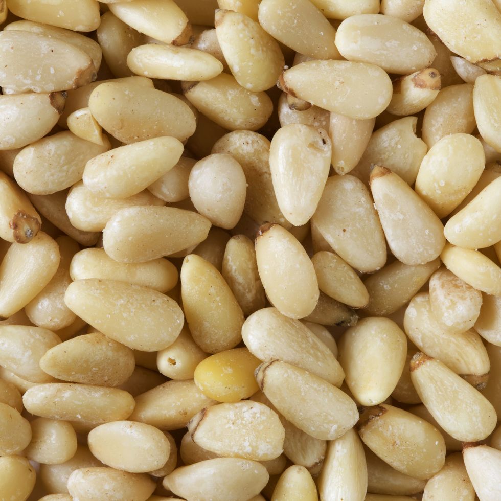 Pine Nuts Background