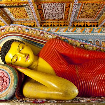The Buddha of Isurumuniya Temple of Anuradhapura Sri Lanka