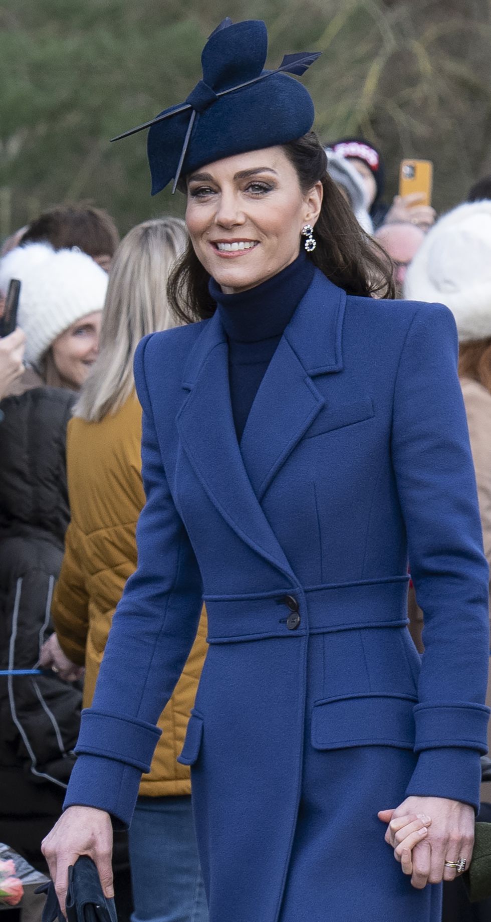 sandringham, norfolk december 25 catherine, princess of wales attends the christmas day service at st mary magdalene church on december 25, 2023 in sandringham, norfolk photo by mark cuthbertuk press via getty images