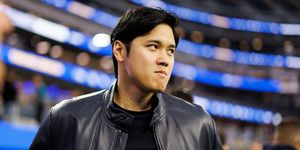 inglewood, ca december 21 shohei ohtani of the los angeles dodgers is seen before an nfl game between the los angeles rams and the new orleans saints at sofi stadium on december 21, 2023 in inglewood, california photo by ryan kanggetty images