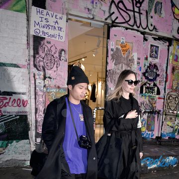 new york, ny december 28 pax thien and angelina jolie are seen leaving atelier jolie on december 28, 2023 in new york, new york photo by megagc images