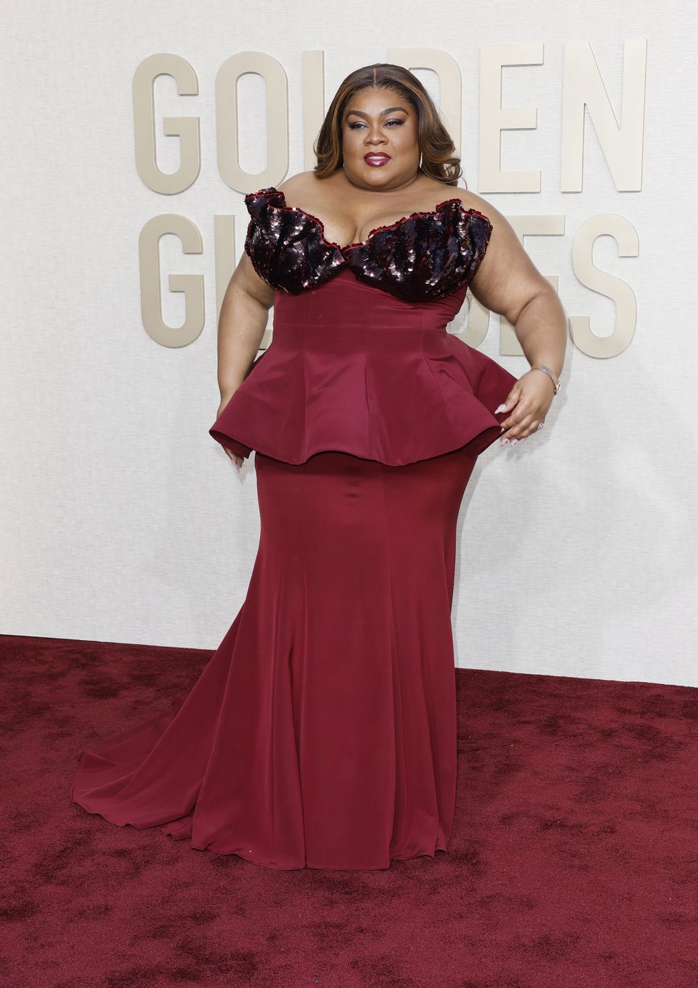 Feminine Frills Dresses Inspired by Golden Globes Fashion - Sydne Style