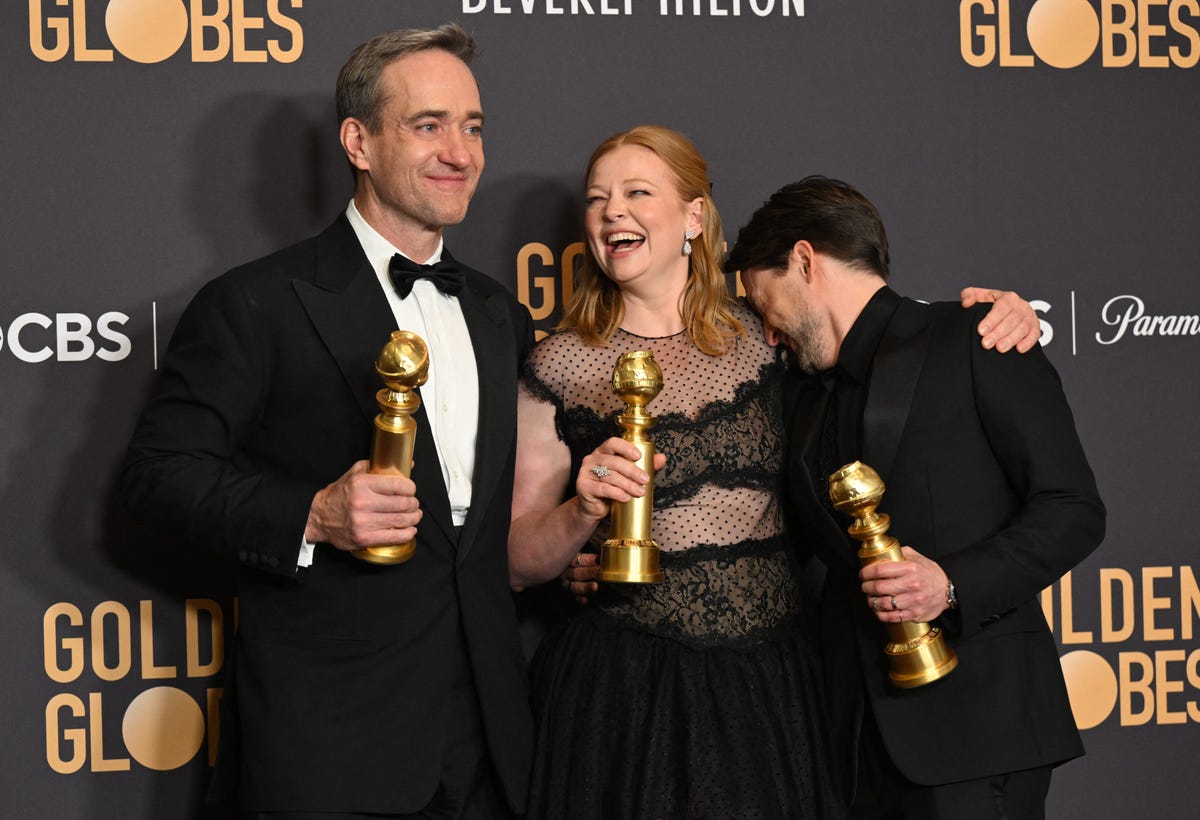 'Succession' sweeps the board at the 2024 Golden Globes