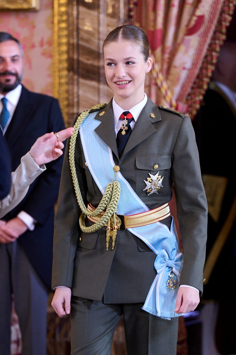 Princess Leonor Is a Vision of Honor in a Military Uniform at the ...