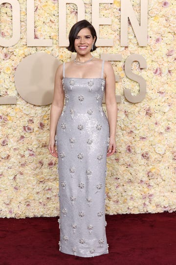 beverly hills, california january 07 america ferrera attends the 81st annual golden globe awards at the beverly hilton on january 07, 2024 in beverly hills, california photo by kevin mazurgetty images