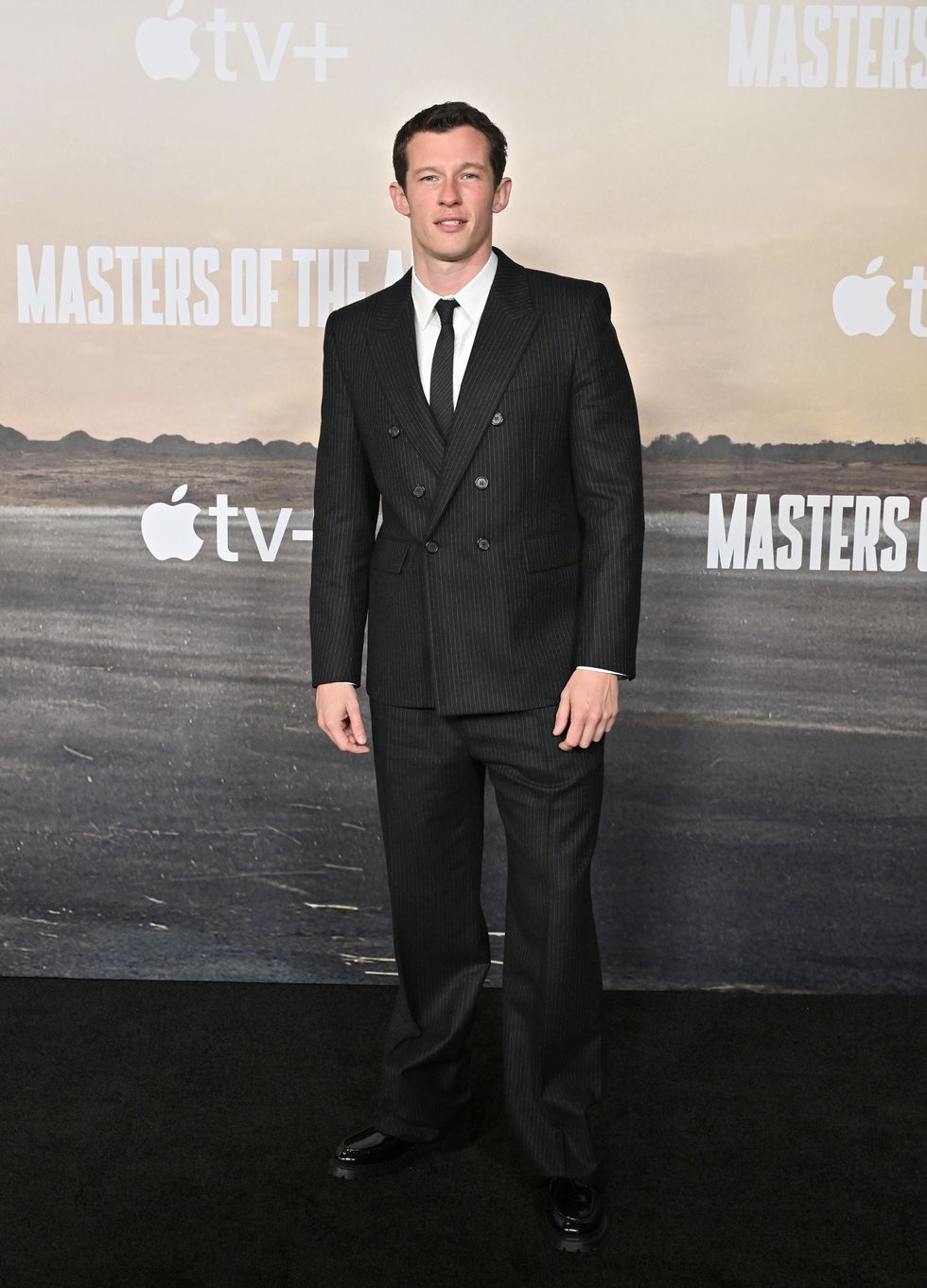 los angeles, california january 10 callum turner attends the world premiere of apple tvs masters of the air at regency village theatre on january 10, 2024 in los angeles, california photo by axellebauer griffinfilmmagic