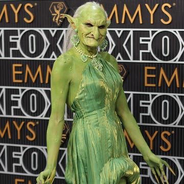 los angeles, ca january 15 green goblin arriving at the 75th primetime emmy awards at the peacock theater in los angeles, ca, monday, jan 15, 2024 jay l clendenin los angeles times via getty images