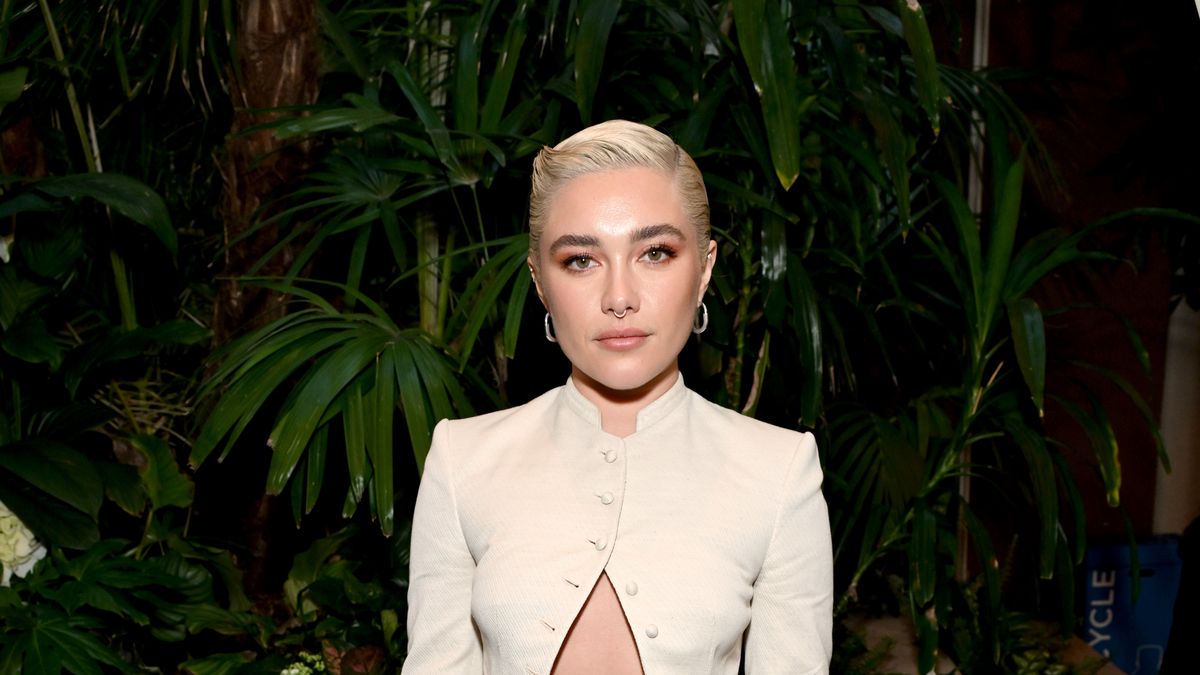 Only Florence Pugh Could Make a White Pantsuit Look So Daring