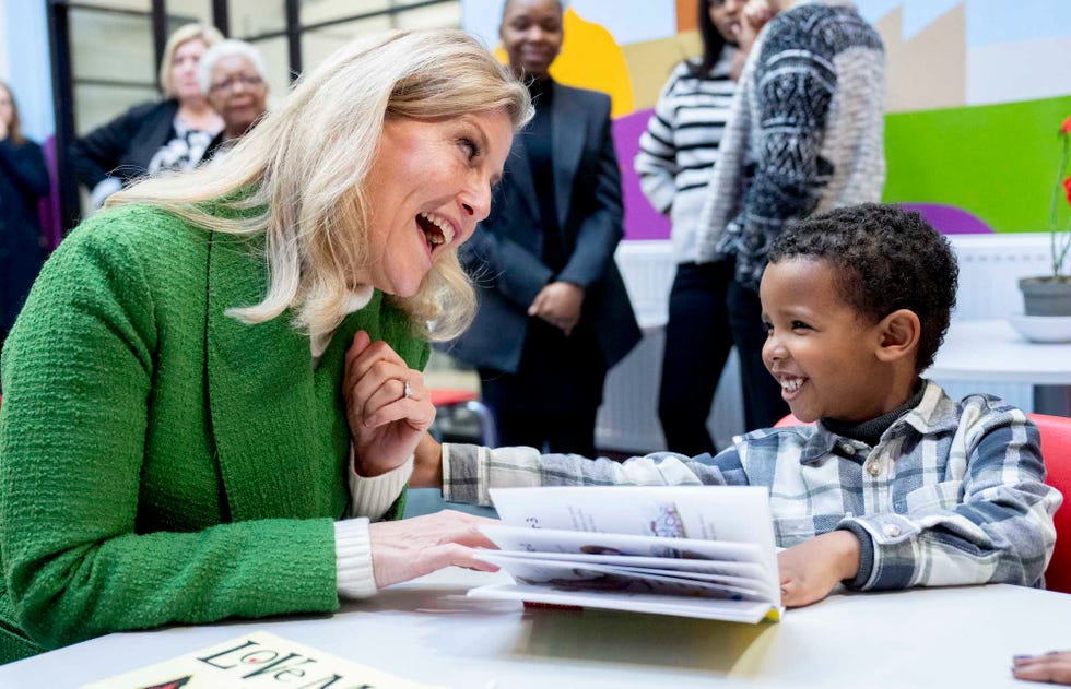 The Duchess of Edinburgh Visits The Katherine Low Settlement london, england january 16 sophie, duchess of edinburgh reads with children during a visit to the katherine low settlement on january 16, 2024 in london, england katherine low settlement kls is a charity in battersea which was opened by the late queen mother, as duchess of york, in 1924, and her majesty also returned to the settlement in 1964 to mark its 40th anniversary kls has 100 years of experience in reducing poverty and isolation and bringing the community together photo by mark cuthbertuk press via getty images