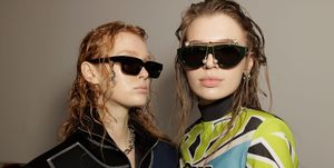 milan, italy january 15 models pose backstage at the dhruv kapoor fashion show during the milan menswear fallwinter 2024 2025 on january 15, 2024 in milan, italy photo by rosdiana ciaravologetty images