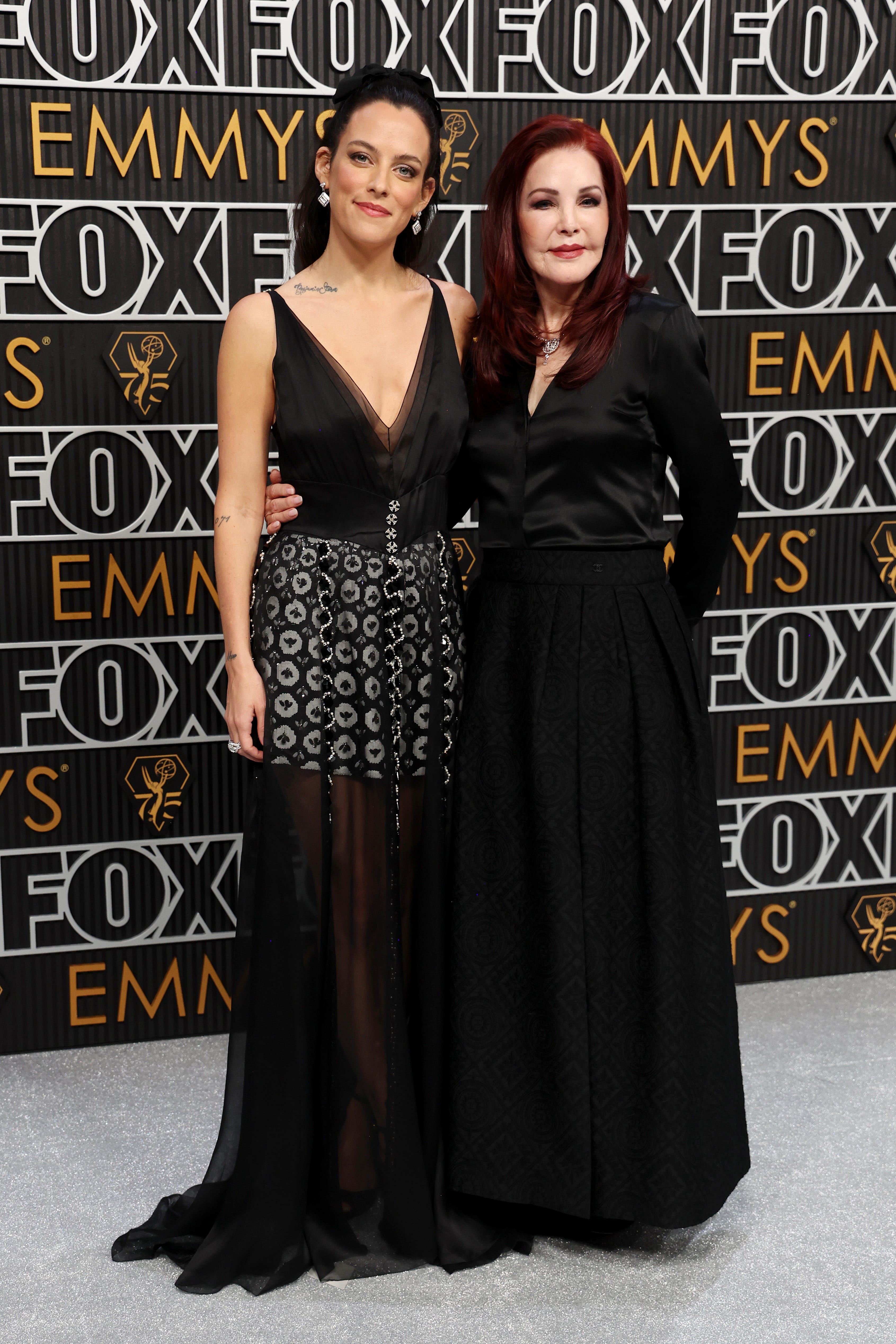 Riley Keough and Grandma Priscilla Presley Make Joint Appearance at the 2023 Emmys