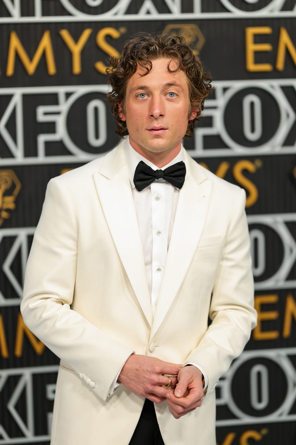 jeremy allen white attends the 75th primetime emmy awards