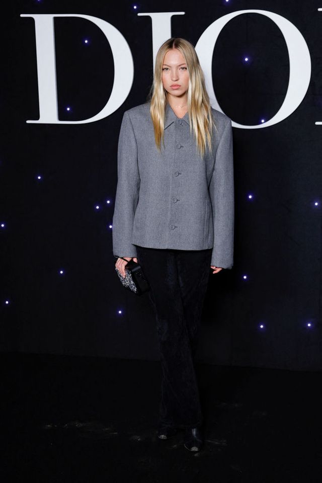 british model lila moss attends the dior homme menswear ready to wear fall winter 20242025 collection as part of the paris fashion week, in paris on january 19, 2024 photo by geoffroy van der hasselt afp photo by geoffroy van der hasseltafp via getty images