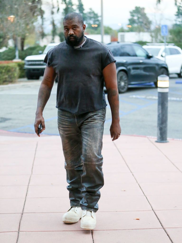 los angeles, ca january 19 kanye west is seen on january 19, 2024 in los angeles, california photo by bellocqimagesbauer griffingc images