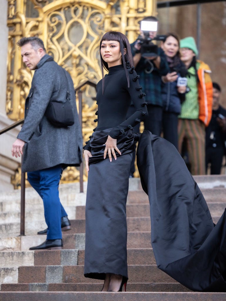 zendaya schiaparelli frow couture