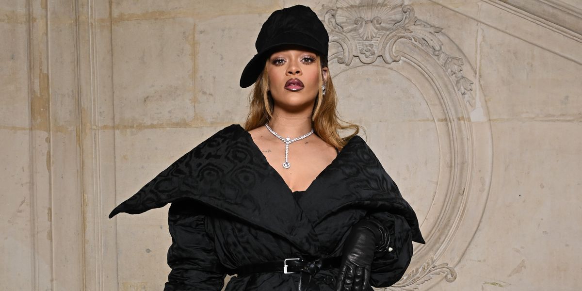 Rihanna's Take on Dior's Skirt-Suit Silhouette Involves Some Puff