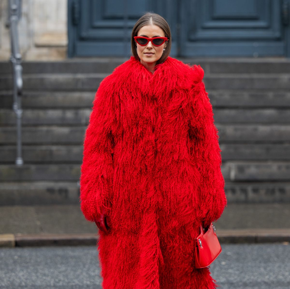 tendencias en abrigos vistas en el street style de la semana de la moda de copenhague
