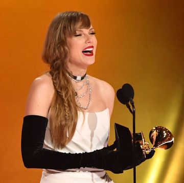 us singer songwriter taylor swift accepts the best pop vocal album award for midnights on stage during the 66th annual grammy awards at the cryptocom arena in los angeles on february 4, 2024 photo by valerie macon afp photo by valerie maconafp via getty images