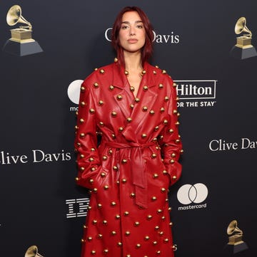 beverly hills, california february 03 for editorial use only dua lipa attends the 66th grammy awards pre grammy gala  grammy salute to industry icons honoring jon platt at the beverly hilton on february 03, 2024 in beverly hills, california photo by amy sussmangetty images