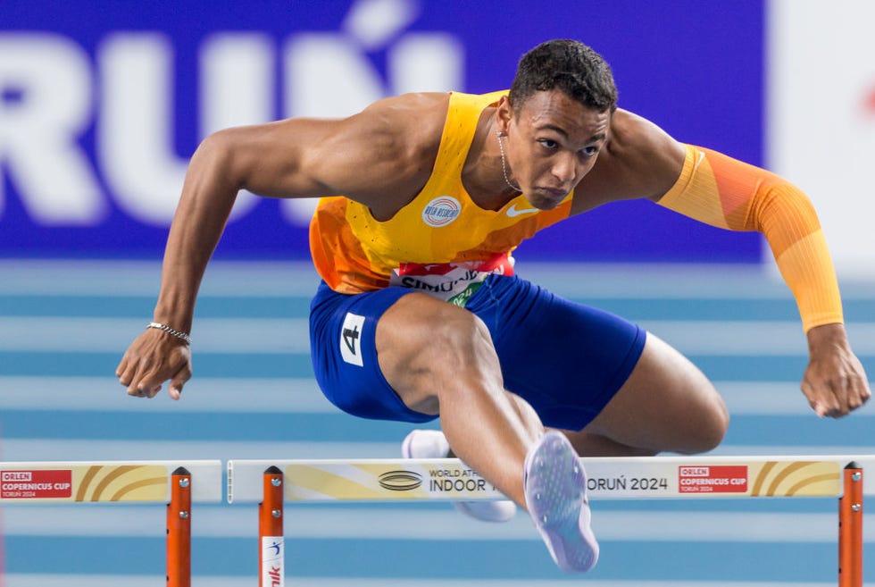 lorenzo simonelli from italy is competing in the copernicus cup 2024 as part of the world athletics indoor tour gold in torun, poland, on february 6, 2024 photo by tomasz jastrzebowskifoto olimpiknurphoto via getty images