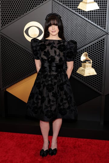 los angeles, california february 04 for editorial use only lana del rey attends the 66th grammy awards at cryptocom arena on february 04, 2024 in los angeles, california photo by kayla oaddamswireimage