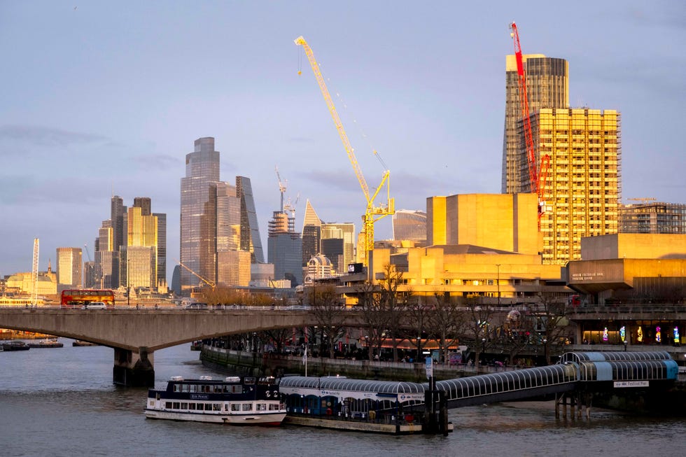 london southbank landscape shot