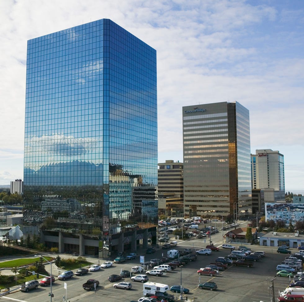 robert atwood building and conoco phillips buildings