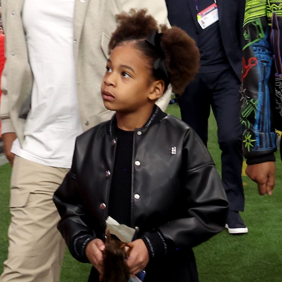 At six years old, Rumi is following in Blue Ivy's footsteps.