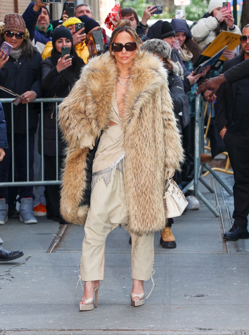 Jennifer Lopez Wore Three Fabulous Maximalist Looks in One Day