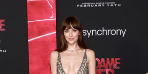 los angeles, california february 12 dakota johnson attends the world premiere of sony pictures madame web at regency village theatre on february 12, 2024 in los angeles, california photo by steven simionewireimage