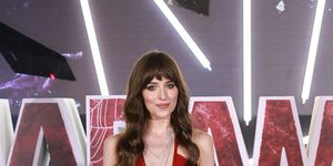 mexico city, mexico february 13 dakota johnson poses during the red carpet for the movie madame web at cinemex antara polanco on february 13, 2024 in mexico city, mexico photo by hector vivasgetty images