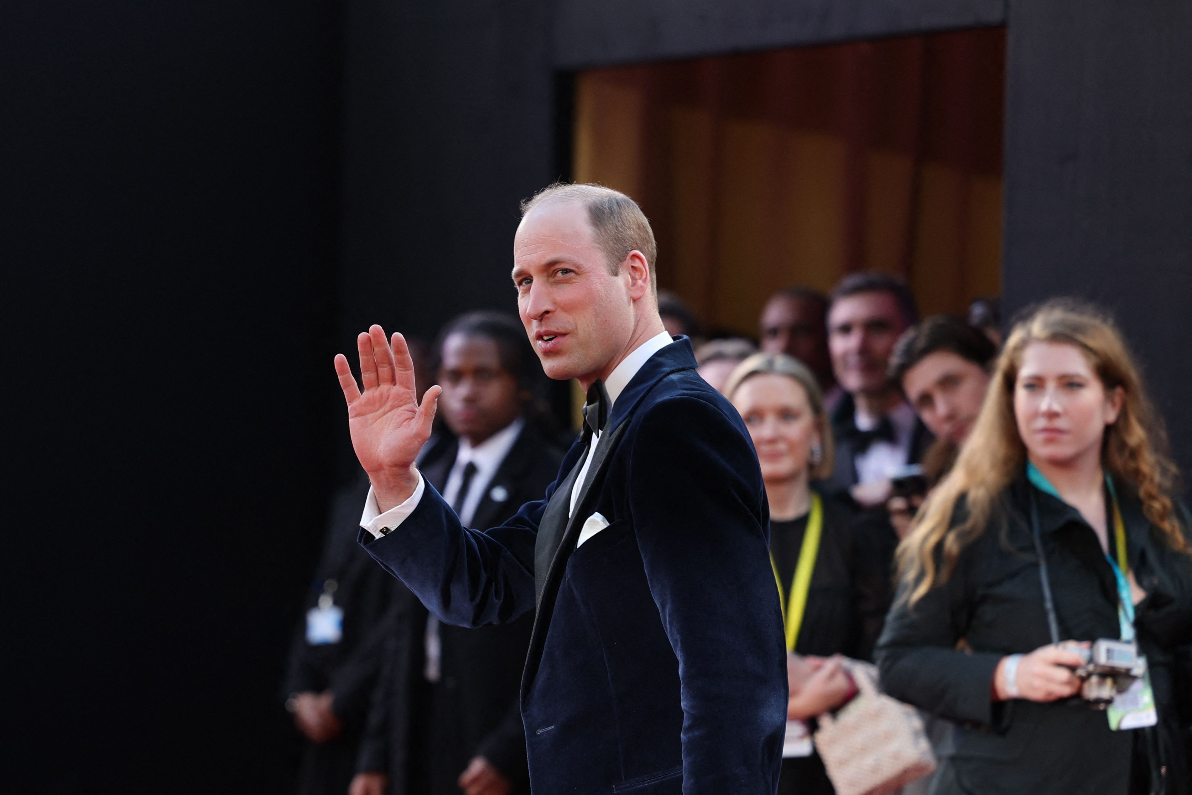 Prince William Presents Honor to 