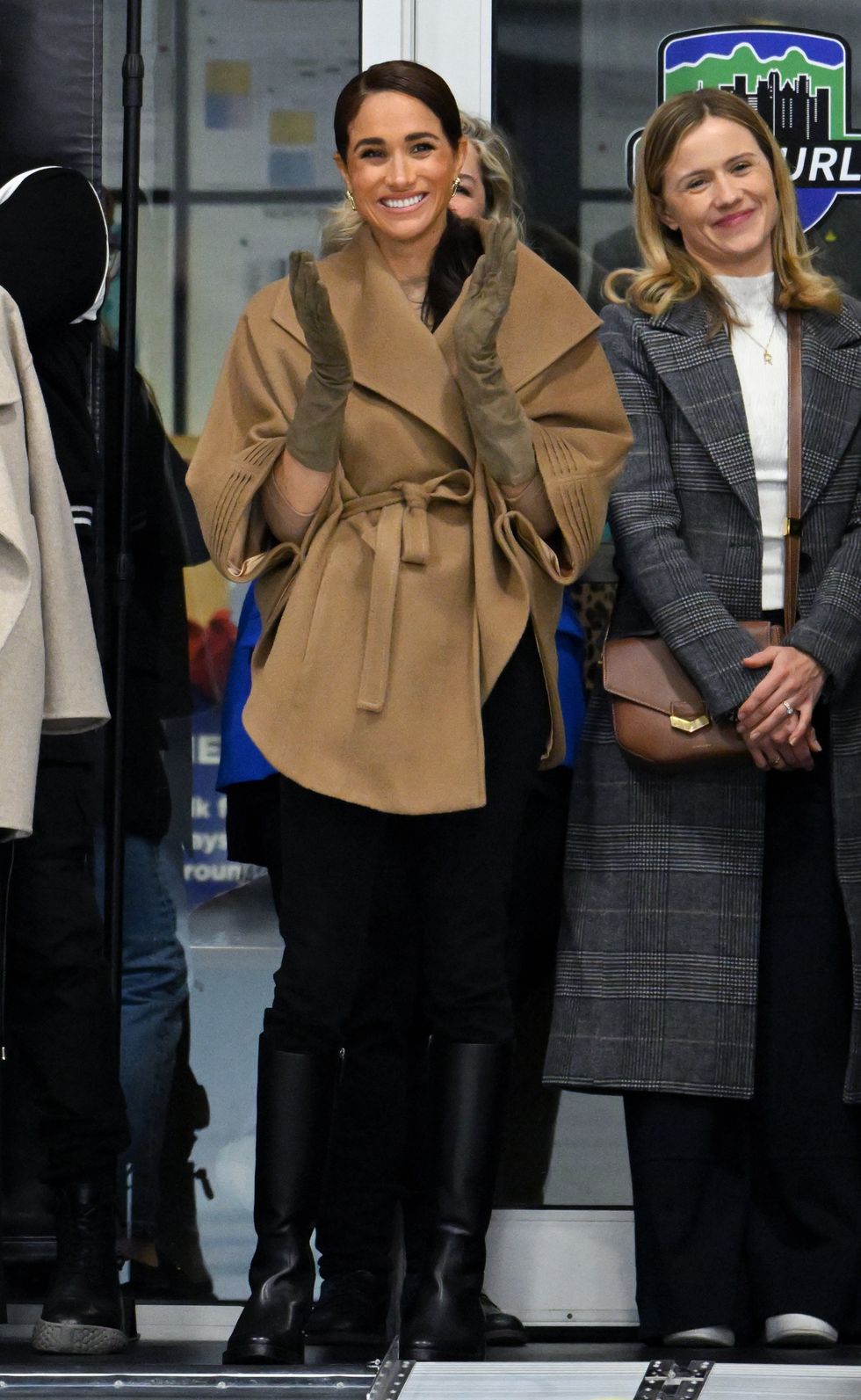vancouver, canada february 16 meghan, duchess of sussex attends the invictus games one year to go winter training camp at hillcrest community centre on february 16, 2024 in vancouver, canada photo by karwai tangwireimage