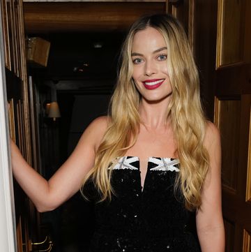 london, england february 17 margot robbie attends charles finch  chanel 2024 pre bafta party at loulous 2 5 hertford street at loulous on february 17, 2024 in london, england photo by darren gerrishwireimage for charles finch
