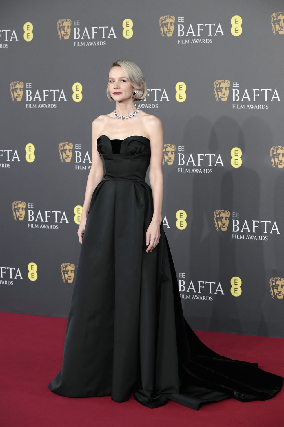london, england february 18 carey mulligan attends the 2024 ee bafta film awards at the royal festival hall on february 18, 2024 in london, england photo by john phillipsgetty images